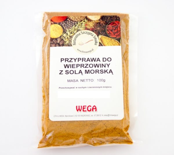 Przyprawa do wieprzowiny z solą morską