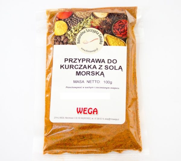 Przyprawa do kurczaka z solą morską