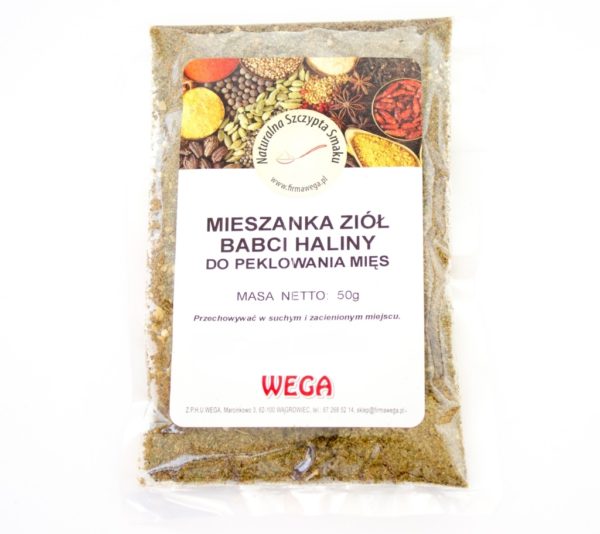 Mieszanka ziół babci Haliny do peklowania mięsa