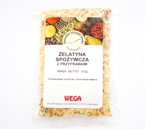 Żelatyna spożywcza z przyprawami